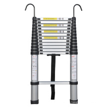 2.6m Aluminium Telescopic Ladder with Stainless Steel Hinge on Top